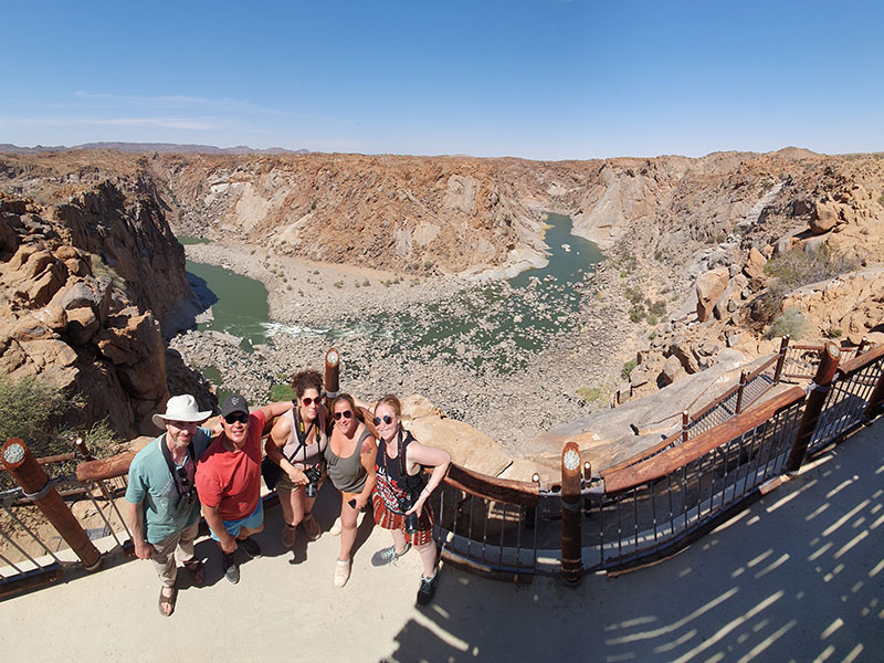 Travellers on our Kalahari Photography Safari Tour