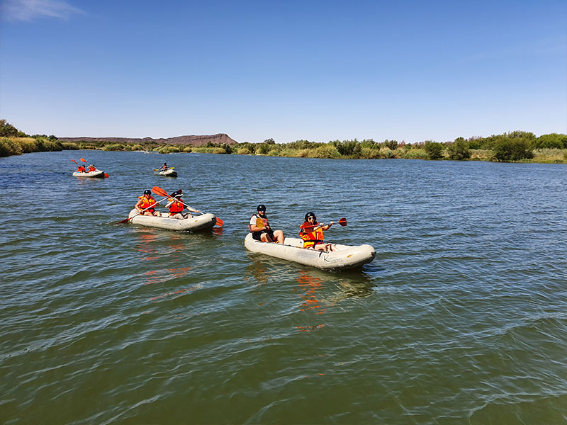 with white water rafting on the largest river in SA!