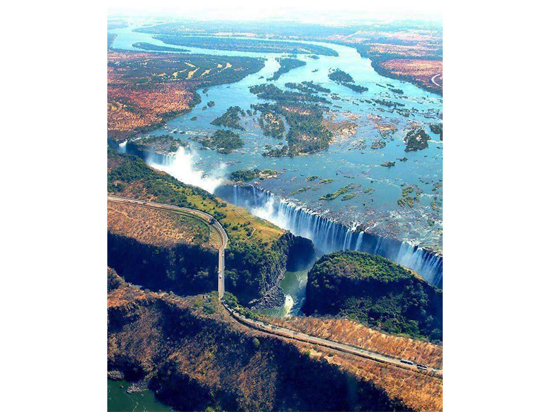 Victoria Falls from above